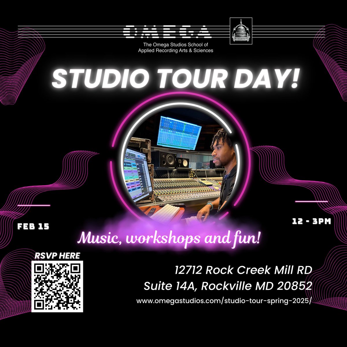 omegastudios's tweet image. Come and tour one of the largest recording studios in America! Music, mixing and more!

#RecordingTechniques #HomeStudioSetup #DIYProducer #SoundStudio #VocalTracking #MusicGear #AudioSignalFlow #SoundSystemDesign #RecordingTips #MusicStudioTips #MobileStudio #RockvilleMD