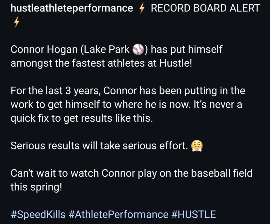 Connor Hogan (@connorhogan08) on Twitter photo Hit a PR today on 10 yard sprint. Can't wait to bring this to the baseball field.
<a href="/jonvalentini/">Jonathan Valentini</a> <a href="/LPLancersBB/">Lake Park Baseball</a> <a href="/Ilpremierbb/">Illinois Premier Baseball</a> Hit a PR today on 10 yard sprint. Can't wait to bring this to the baseball field.
<a href="/jonvalentini/">Jonathan Valentini</a> <a href="/LPLancersBB/">Lake Park Baseball</a> <a href="/Ilpremierbb/">Illinois Premier Baseball</a>