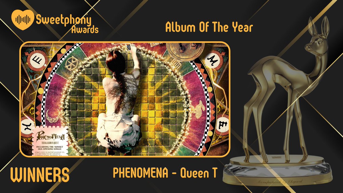 Sweetphonyy's tweet photo. 💛 Album Of The Year

PHENOMENA - @QUEENTsmtown https://t.co/TyhgYZUJuR
