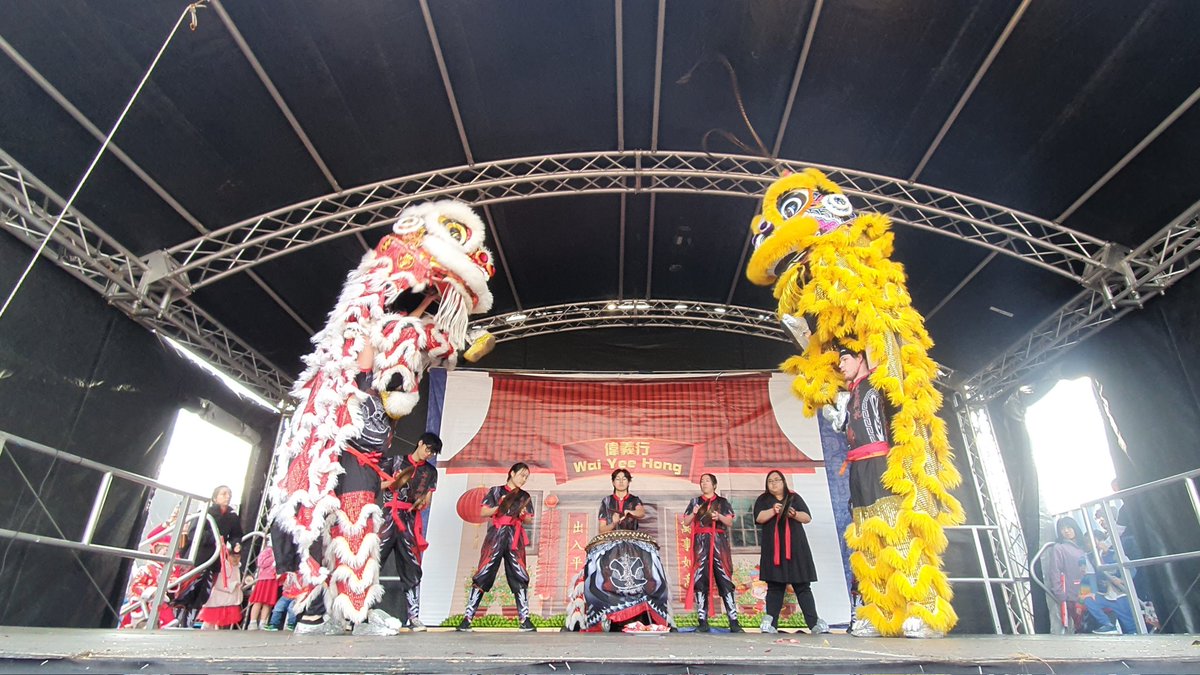 The dynamic <a href="/BristolUni/">University of Bristol</a> Lion Dance Group will be performing their lucky #liondance for us again on Saturday!
#WYHNewYear #lunarnewyear #chinesenewyear #springfestival #春節