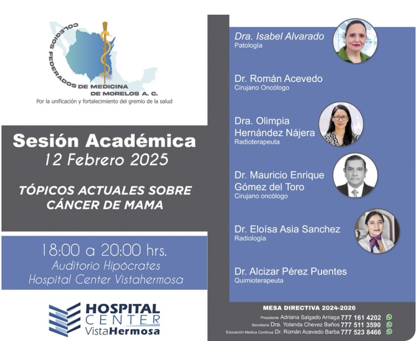 vintage81106614's tweet photo. Estimados todos, los invitamos al curso que se muestra a continuación.#seguimos educando #cáncer #mama https://t.co/G4nXaurnRz