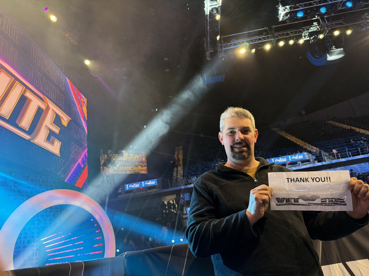 Thank You <a href="/VetTix/">Vet Tix</a> and <a href="/AEW/">All Elite Wrestling</a>  for the awesome evening!!