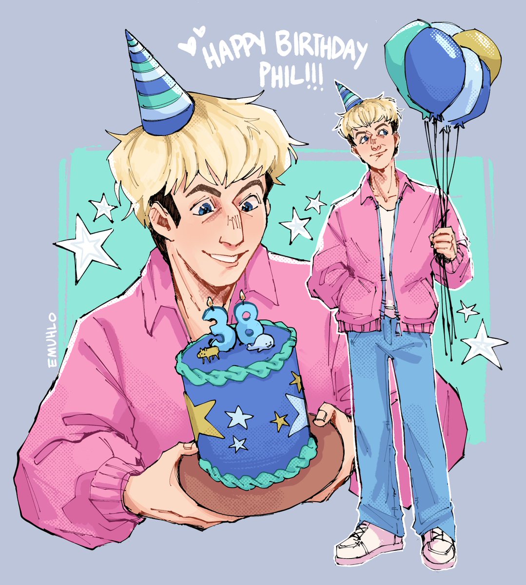 emuhlo's tweet image. Its a national holiday…
Happy birthday @AmazingPhil :3

#phanart #danandphil #HappyBirthdayPhil