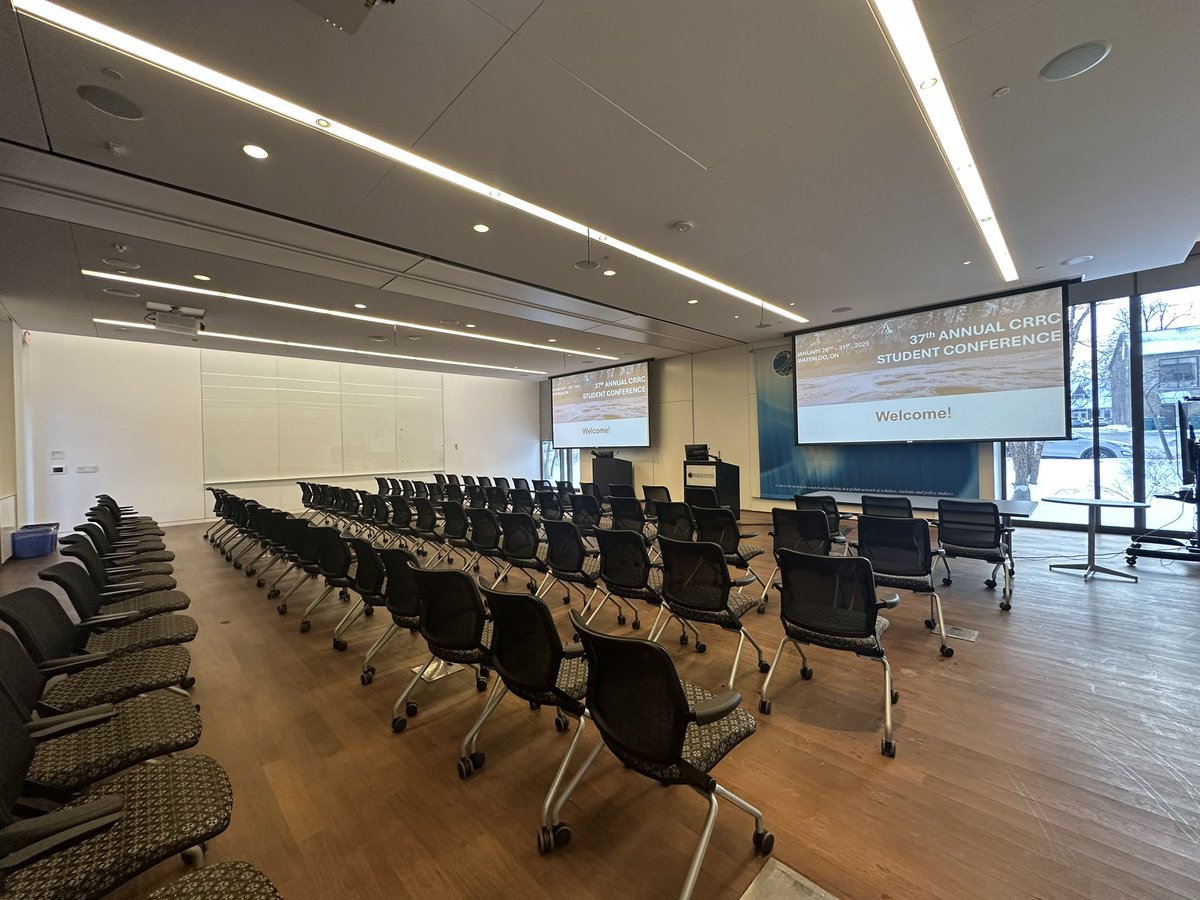 We are all ready for our first full day of the conference tomorrow! Looking forward to tomorrow’s talks, the keynote speaker, and conference social event. We are excited to host you all! 

#CRRC2025