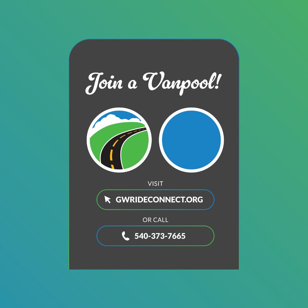 GWRideConnect's tweet image. It's time to give Time2Go a chance to show you how much they can improve your commute! #vanpools #returntooffice #commuter #vanuary