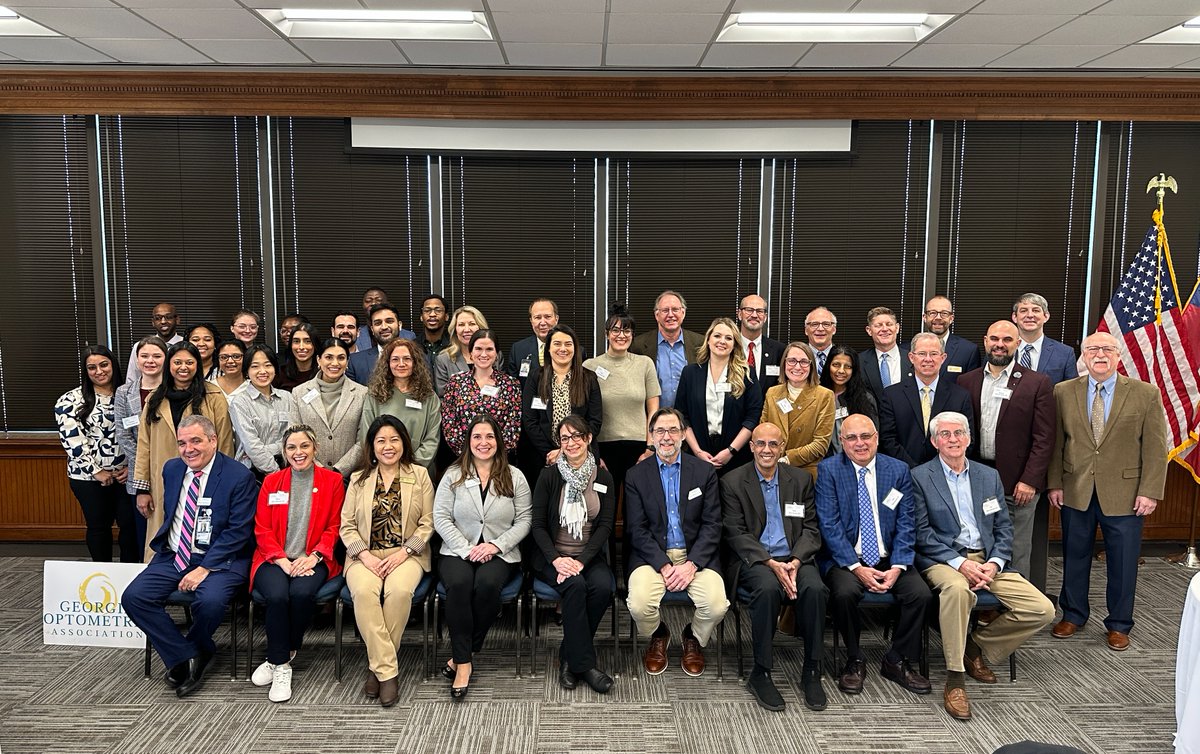 Dozens of doctors of #optometry visited the Gold Dome today to advocate for the profession and the consumers they serve in communities across Georgia. Thank you for joining us &amp; helping to reinforce the importance of access to quality vision and eye care.  #advocacy #EyeHealth