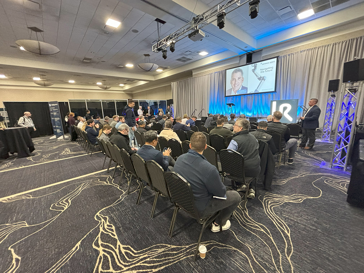 Universal_Robot's tweet image. #Collaborate2025 was a huge success! 🎉

A massive THANK YOU to our sponsors, partners, UR staff, and everyone who attended. From keynotes to hands-on cobot demos, we explored the future of automation together.

Until next time—keep innovating! 🤖✨

#UniversalRobots
