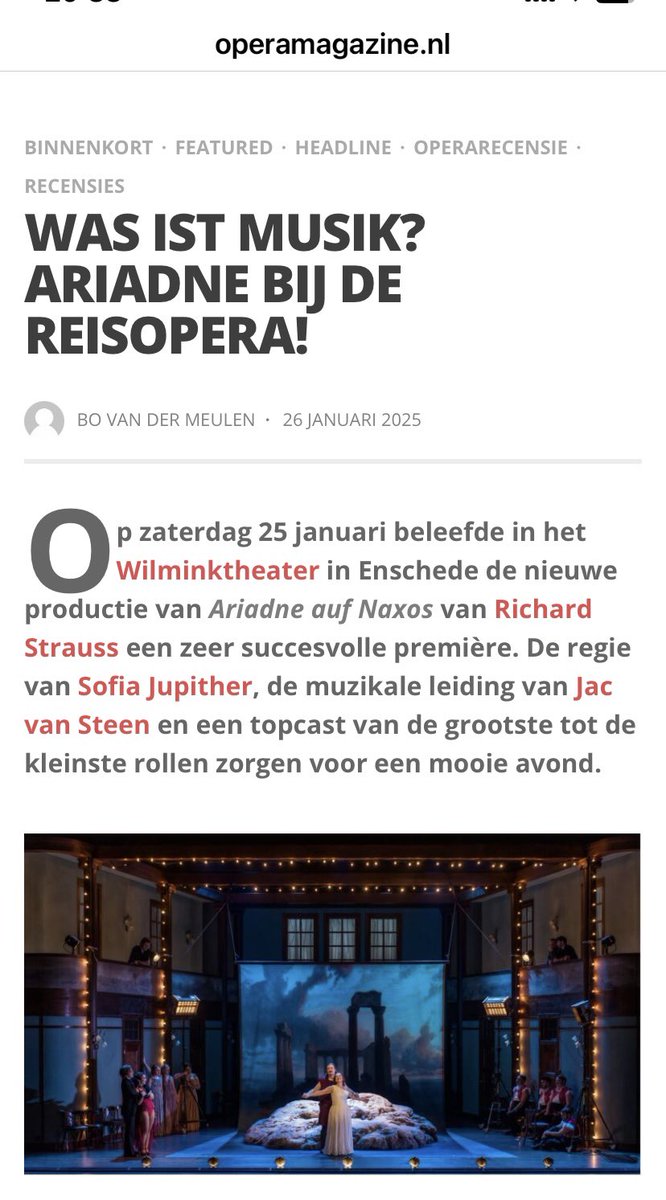 Lees de recensie op <a href="/placedelopera/">Place de l'Opera</a>!  operamagazine.nl/recensies/7300…