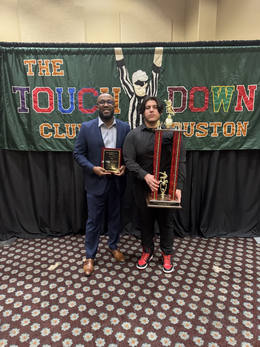 Terry High School wins the Houston Touchdown Club Sportsmanship Award. Congrats Rangers!