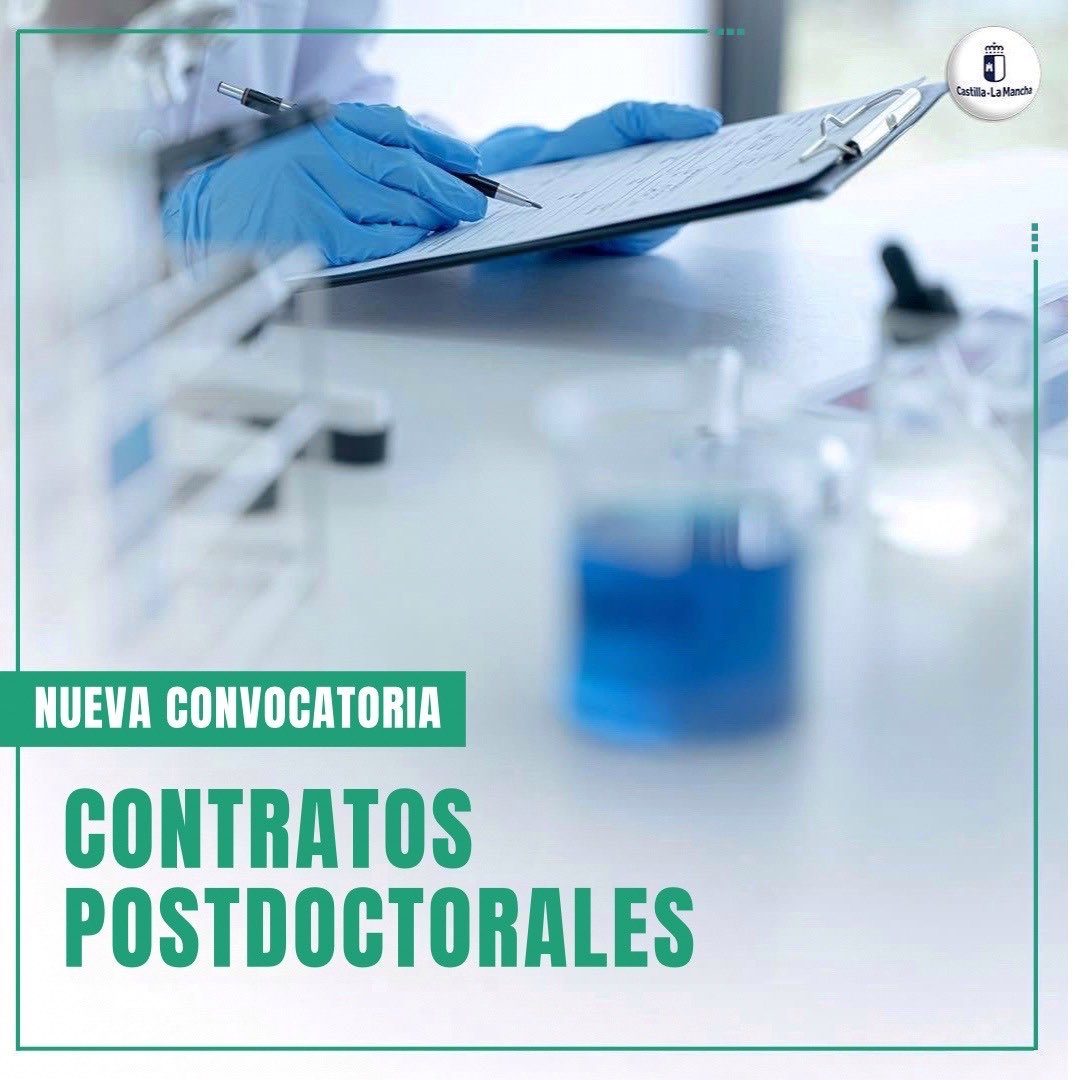 🎓 Mañana se publican las bases de la nueva convocatoria de contratos postdoctorales. 

✅ Dotada con 1,8 millones de euros.
✅ Aumenta la duración a tres años. 
✅ Beneficiará a unas 17 personas investigadoras.

ℹ️ plandesalud.castillalamancha.es