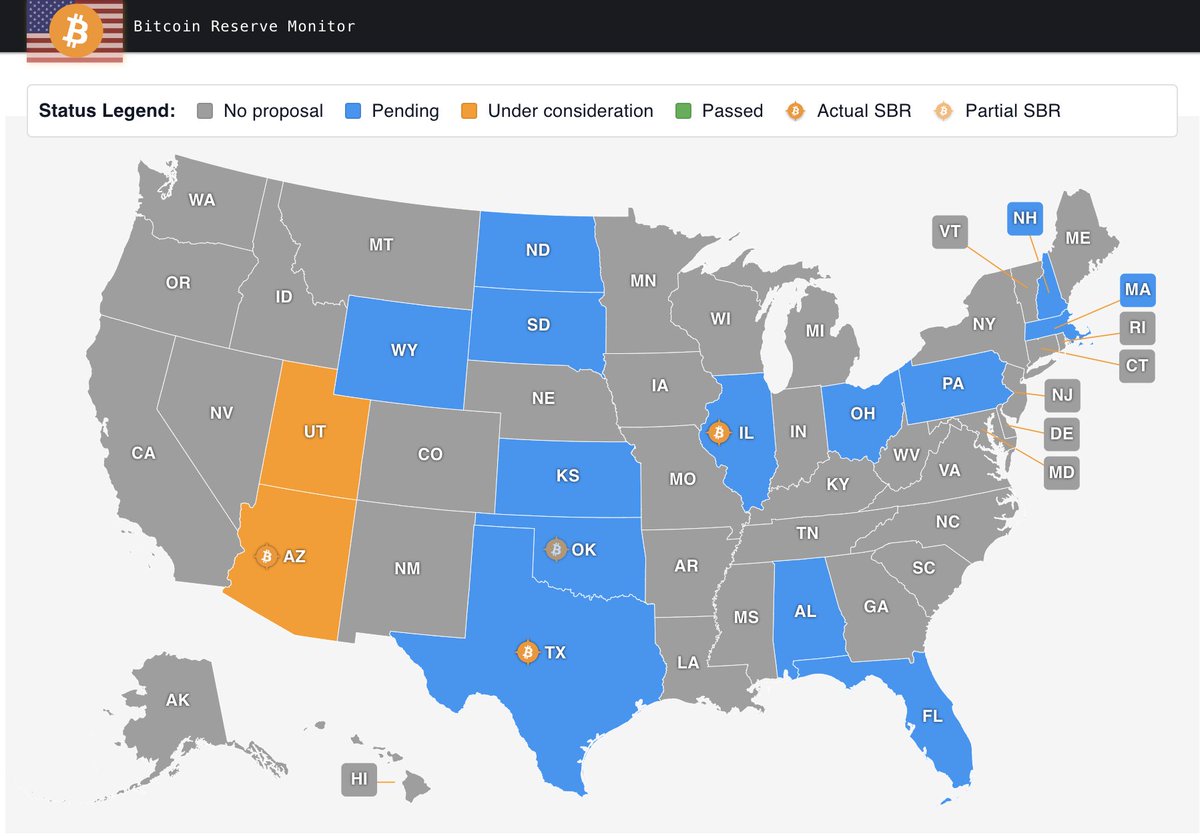 🚨 BREAKING 🚨 Illinois HB1844
STRATEGIC BITCOIN RESERVE by Rep. John M. Cabello <a href="/JohnCabello/">John M. Cabello</a> 

$BTC