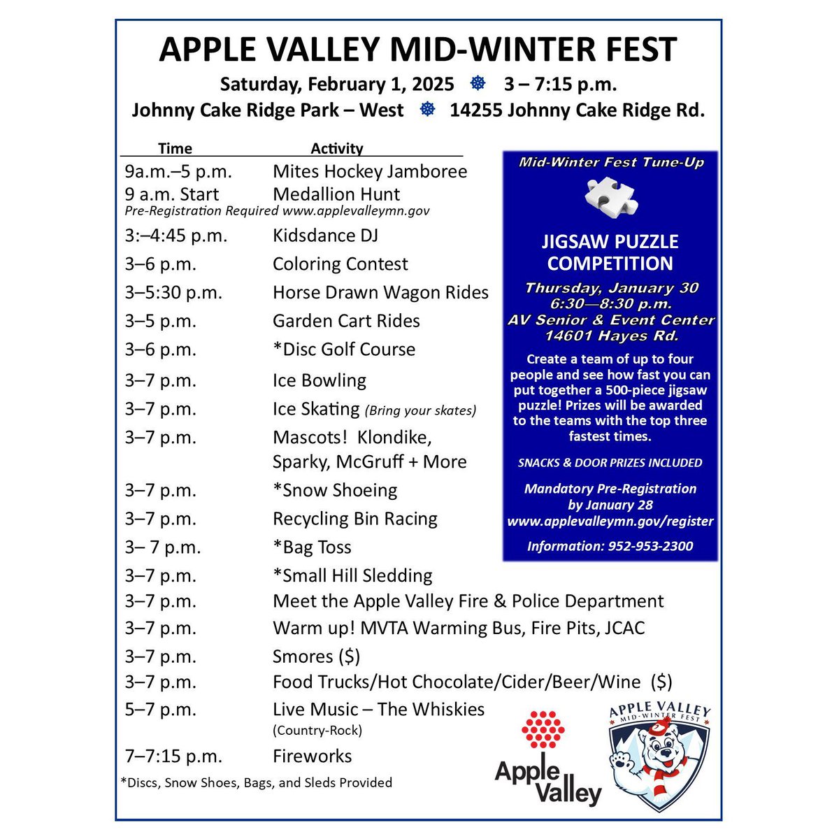 Apple Valley Visitor Information tweet media