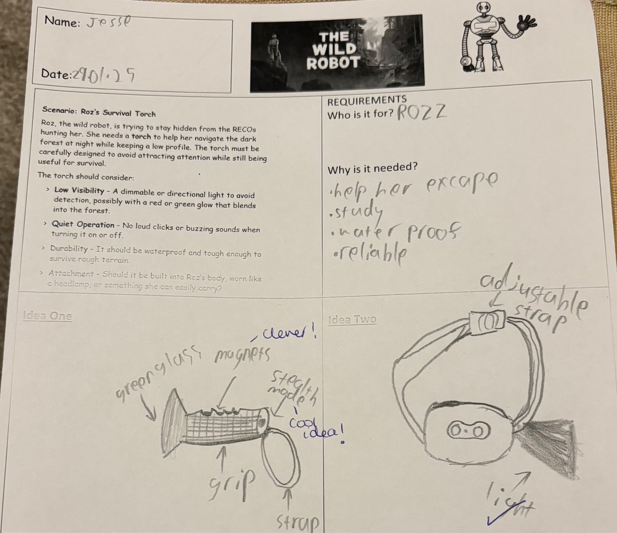 Our lovely Y4 finished The Wild Robot yesterday. They were blown away! We are going to make torches to help Roz <a href="/itspeterbrown/">peter brown!</a>