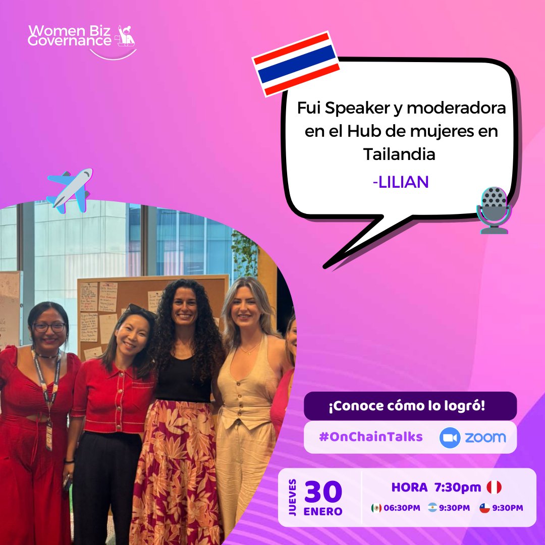 brendahidalgo25's tweet photo. Le pediste al oráculo de las #blockchain tu primer empleo, tus estudios o un viaje pagado y te lo cumplió? 🥳✨️

Ven al #OnchainTalks y conoce más de lo que están haciendo las blockchains y cómo están transformando vidas😎!

📅 Jueves 30/01, 7:30 pm 🇵🇪
https://t.co/ZQ5xNlk61q https://t.co/G90rgKY8zo