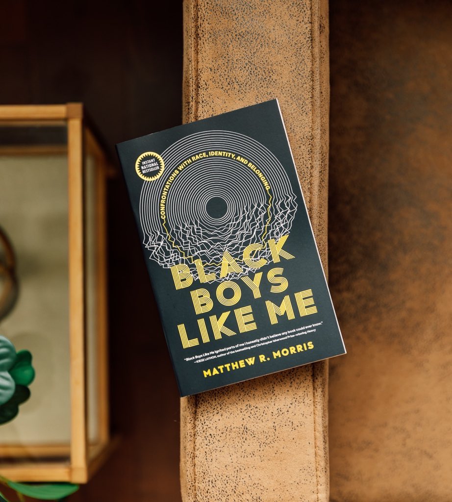 Penguin Books Canada (@penguincanada) on Twitter photo Startlingly honest, bracing personal essays from a perceptive educator that bring us into the world of Black masculinity, hip-hop culture, and learning. An instant national bestseller, Matthew R. Morris' (<a href="/callmemrmorris/">Matthew R. Morris</a>) BLACK BOYS LIKE ME is available in paperback now! Startlingly honest, bracing personal essays from a perceptive educator that bring us into the world of Black masculinity, hip-hop culture, and learning. An instant national bestseller, Matthew R. Morris' (<a href="/callmemrmorris/">Matthew R. Morris</a>) BLACK BOYS LIKE ME is available in paperback now!