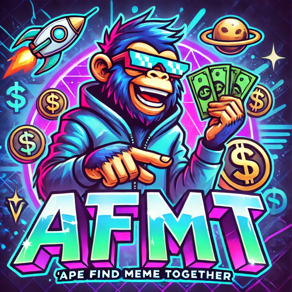 TurboAshish's tweet photo. check out AFMT guys @AFMT_coin an actual community backed and community created coin, probably the only meme coin with a spine, all of us are going to HODL even the dev, we have no ruggers! #AFMT #ApeTogether #Raydium #MemeCoin #memecoin100x #MemecoinRevolution #solanamemecoin https://t.co/6wTtrhrRJR