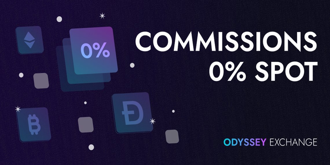 Feeless Trading on Odyssey Exchange

0% on Spot — no commissions, just liquidity.

No extra costs — your money stays in the market.
More trades, higher liquidity — cheaper trading — faster growth.

Count profits, not fees

odyssey.trade/register