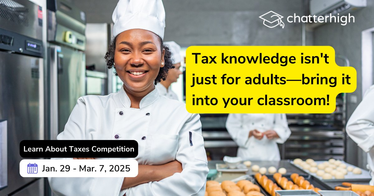 ChatterHigh's tweet image. 🚨 It’s here! The Learn About Your Taxes Competition starts now! @CanRevAgency
🎮 Gamified tax modules
📄 Certificates of achievement
💰 $5,000 in prizes for schools
hubs.li/Q034yHN90 

#HowTaxesWork #TaxReturn