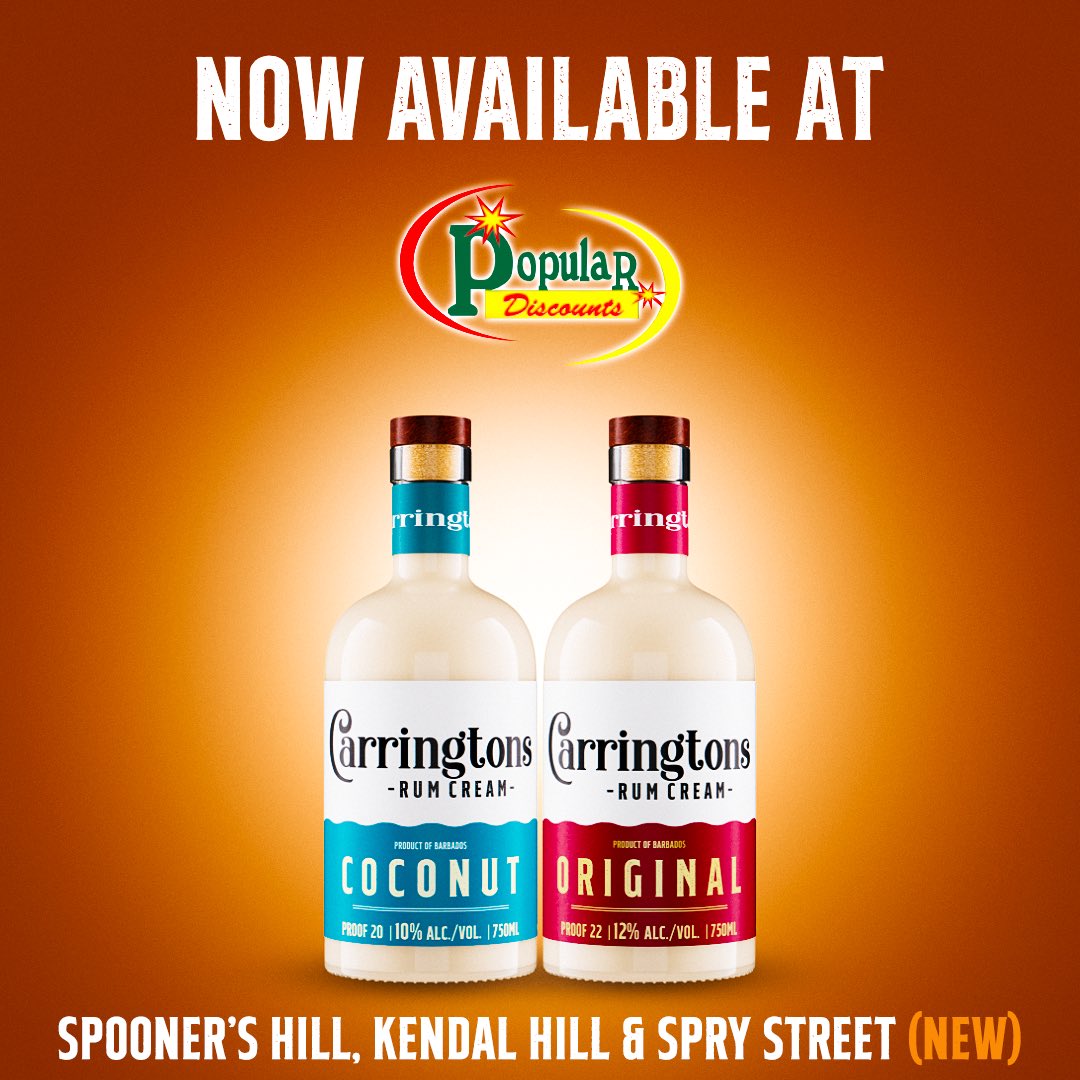 ICYMI: We’re now available at Popular Discounts Spry Street! 📍 #drinkcarringtons