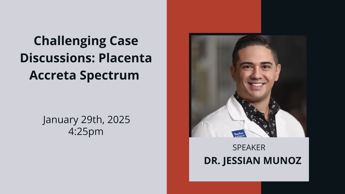 Texas Children's Fetal Center (@tchfetalcenter) on Twitter photo Join Dr. Jessian Munoz <a href="/bcmhouston/">BCMHouston</a> this afternoon at 4:25 pm for Challenging Case Discussions during the Placenta #Accreta Spectrum Scientific Forum. <a href="/MySMFM/">SMFM</a> #smfm25 <a href="/TxChildrensATX/">Texas Children's</a> Join Dr. Jessian Munoz <a href="/bcmhouston/">BCMHouston</a> this afternoon at 4:25 pm for Challenging Case Discussions during the Placenta #Accreta Spectrum Scientific Forum. <a href="/MySMFM/">SMFM</a> #smfm25 <a href="/TxChildrensATX/">Texas Children's</a>