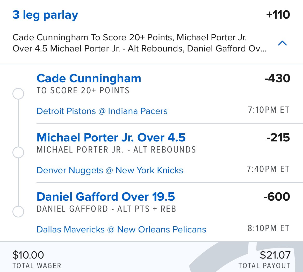 LadderMeUp's tweet image. 🪜$1K Ladder Challenge🪜

Turning $10 —&amp;gt; $1000 using NBA Props 🤝

$25 to one lucky person who likes this post! (if the post gets 15 likes) ❤️ 
Previous winner: @nujaan_sats 

Day 1 🫡 Let’s begin 🧗‍♂️

Glad some of y’all cashed yesterday with alt lines 🙏 let’s bang another today…