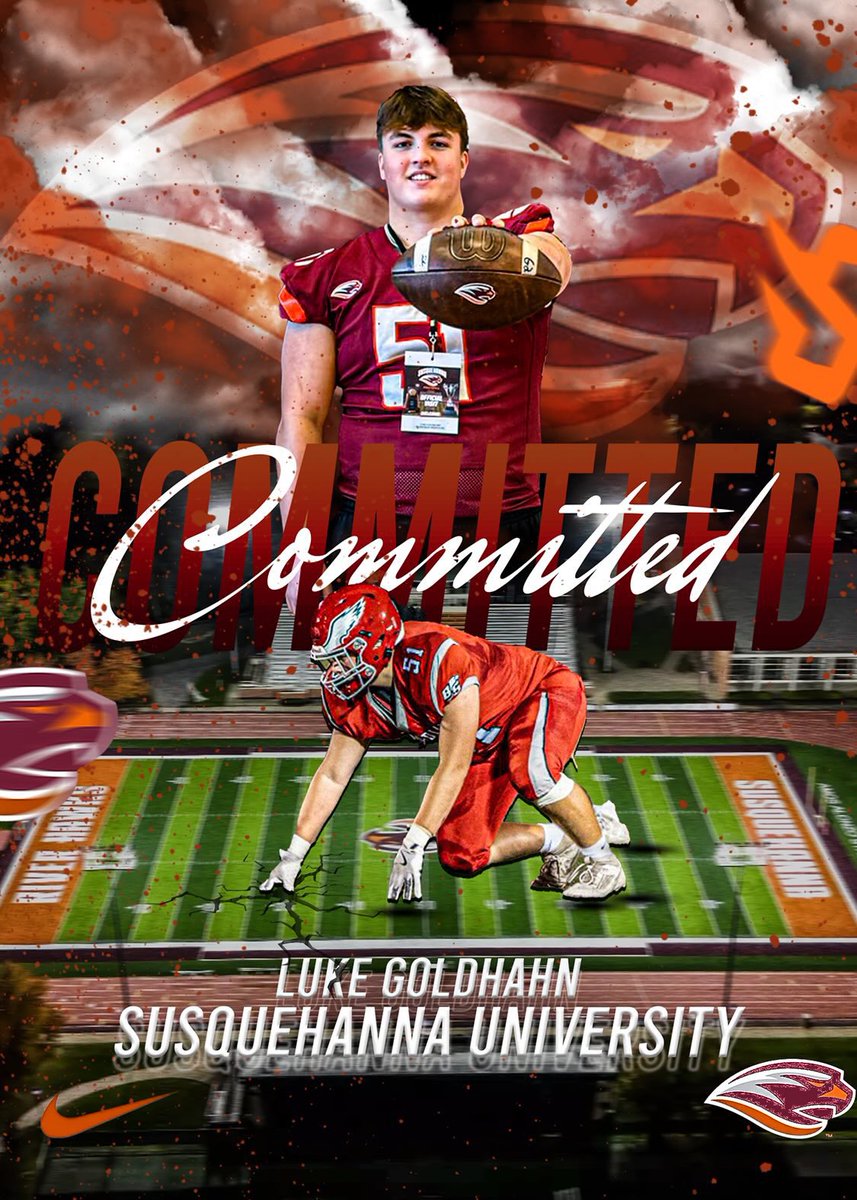 Luke Goldhahn (@lgoldhahn51) on Twitter photo Thank you to all of my coaches, teammates, friends, and family for all of the support throughout my time playing football for Bermudian. With that being said, I am 100% committed to Susquehanna University!🤍🧡
<a href="/AFL_YorkPA/">AFL York PA</a> <a href="/CoachCregger/">Ben Cregger</a> <a href="/RussellStoner24/">Russell Stoner</a> <a href="/CoachMattGrz/">Matthew Grzechowiak</a> <a href="/AFL_YorkPA/">AFL York PA</a> Thank you to all of my coaches, teammates, friends, and family for all of the support throughout my time playing football for Bermudian. With that being said, I am 100% committed to Susquehanna University!🤍🧡
<a href="/AFL_YorkPA/">AFL York PA</a> <a href="/CoachCregger/">Ben Cregger</a> <a href="/RussellStoner24/">Russell Stoner</a> <a href="/CoachMattGrz/">Matthew Grzechowiak</a> <a href="/AFL_YorkPA/">AFL York PA</a>