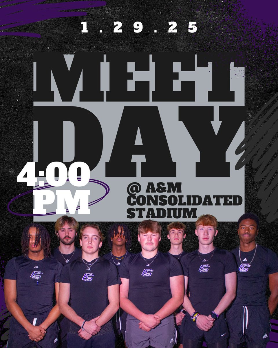 Today officially kicks off the 2025 season! 💪🏻

📍 A&amp;M Consolidated High School
⏰ 4 pm
📆 1.29.25
VS. A&amp;M Consolidated High School &amp; Montgomery High School