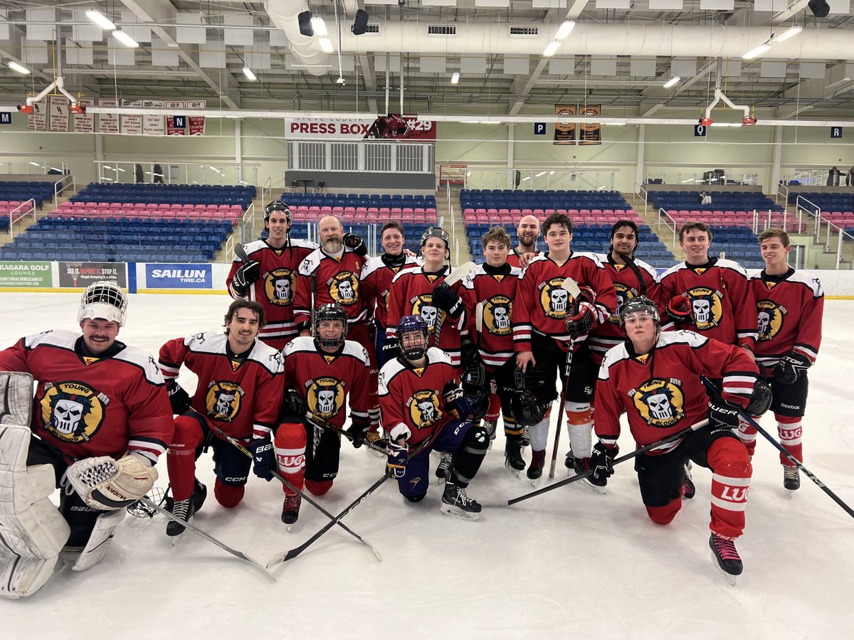Thanks <a href="/CourseHockey/">Golf Course Hockey Challenge</a> for organizing another successful year of the hockey challenge! The "Young Bloods" placed third in the A Division!🥉🏒