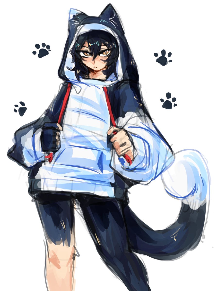 kbitty,,in kitty hoodie?