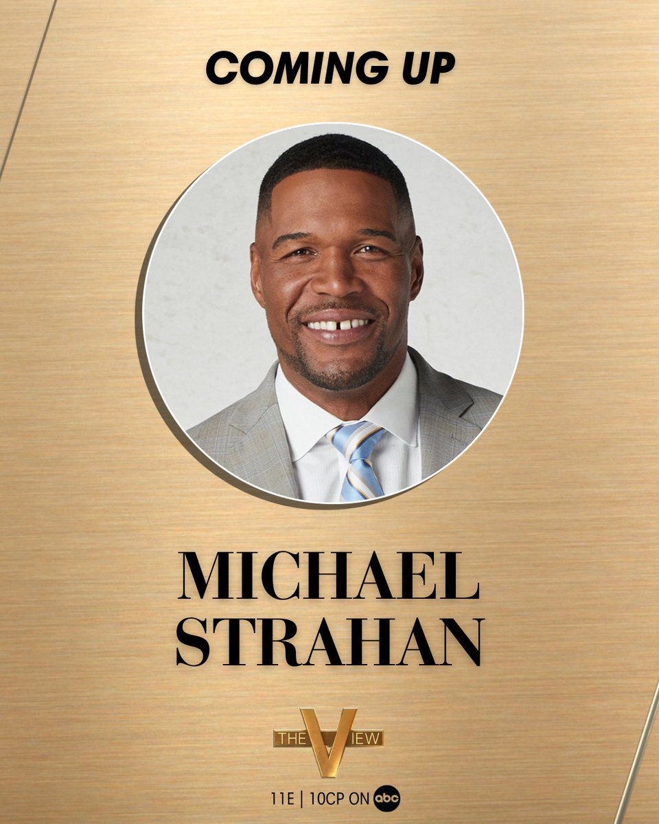 The View (@theview) on Twitter photo COMING UP: <a href="/GMA/">Good Morning America</a>'s <a href="/michaelstrahan/">Michael Strahan</a> joins us to discuss his new emotional special that documents his daughter Isabella's brave cancer journey, 'Life Interrupted: Isabella Strahan's Fight to Beat Cancer." COMING UP: <a href="/GMA/">Good Morning America</a>'s <a href="/michaelstrahan/">Michael Strahan</a> joins us to discuss his new emotional special that documents his daughter Isabella's brave cancer journey, 'Life Interrupted: Isabella Strahan's Fight to Beat Cancer."