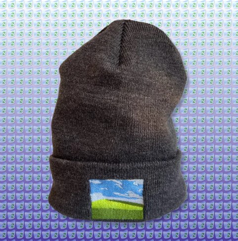 tdcpresents's tweet image. I could save more money if I stop buying silly stuff...
... OR I could buy this beanie with the Windows XP background embroidered on the front.