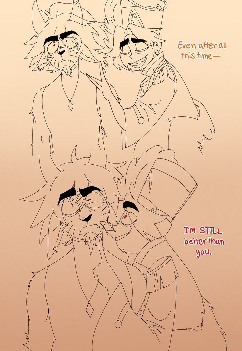 doodlezkat's tweet photo. sibling rivalry 🌑🌕
#HazbinHotelCain #HazbinHotelAbel https://t.co/EIdZiplPZ0