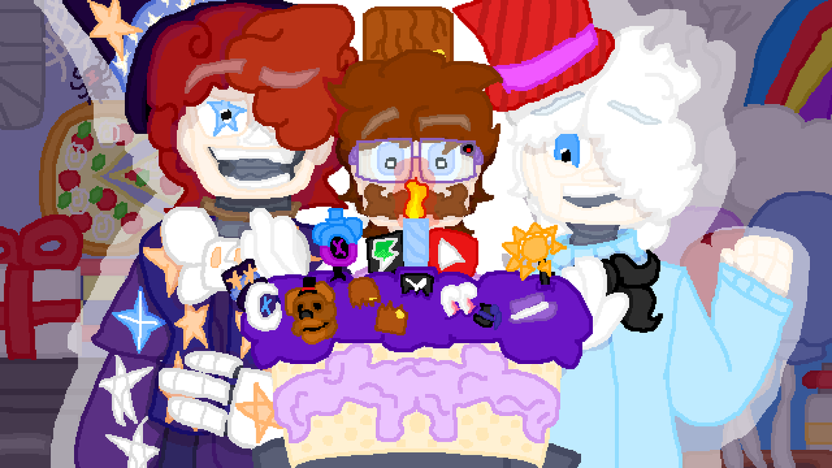 Mr_Kaio1's tweet image. FELIZ ANIVERSARIO PRA MIM!!!!!!!!!!!!!!!! 
Hoje completo mais um ano de vida! agradeço a todos por estarem acompanhando meu trabalho, sou muito grato!
#pixelart #birthday