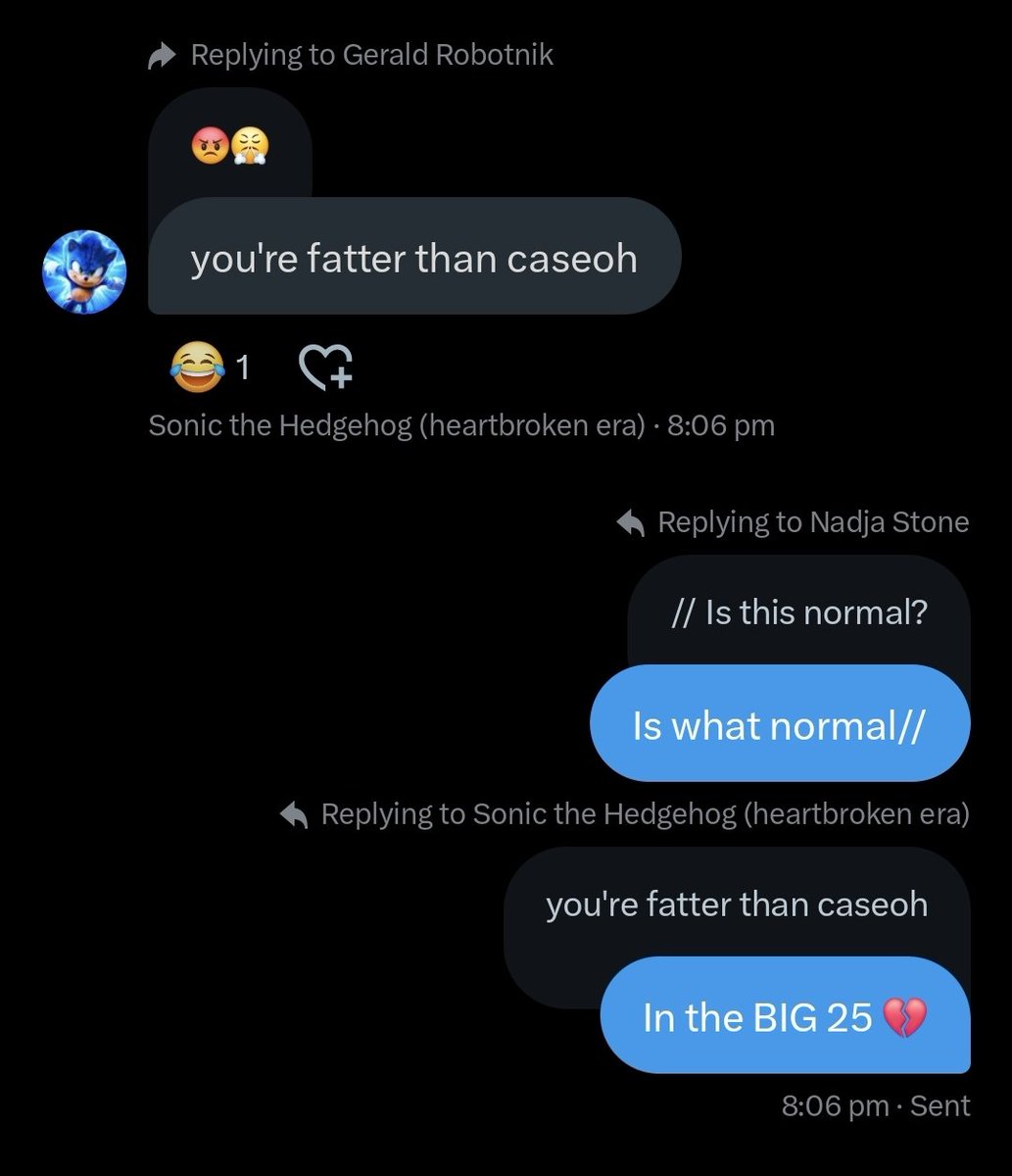 geraldrobotnik2's tweet photo. @Son1cHegehog Caseoh jokes in the BIG 25? Also fuck you, stay riding on my dick you hater. https://t.co/ze7ZXvdiVK