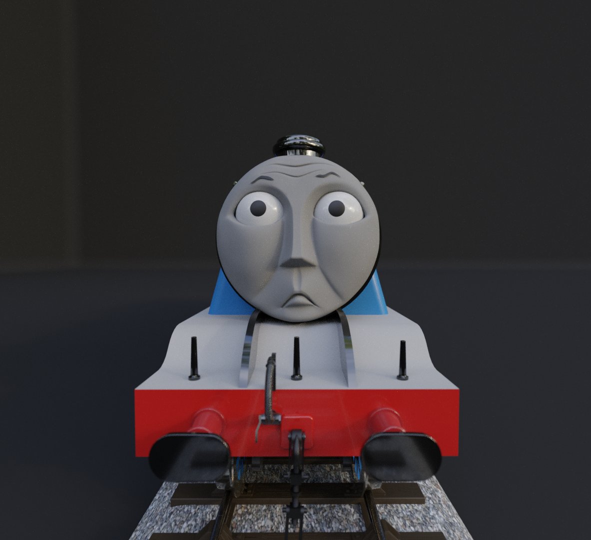 FP- Gordon The Big Blue Engine
as you might know gordon is not a "new" model but he was incomplete for a long time till i gained the motivation to finish him at last haha, i might texture him at some point but im busy with other plans👀