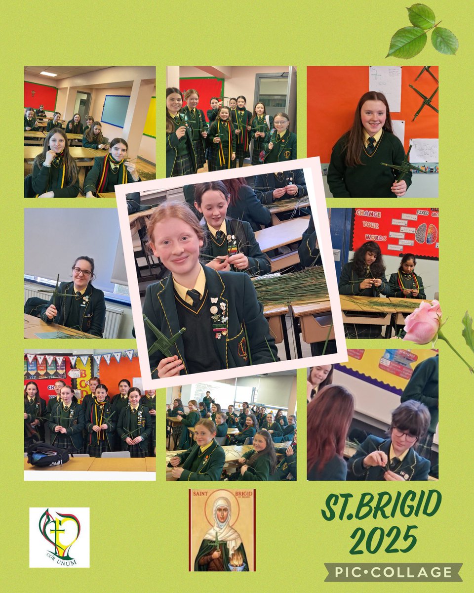 Living Faith classes are enjoying celebrating St.Brigid this week in class#wesingasongtobrigid🎼