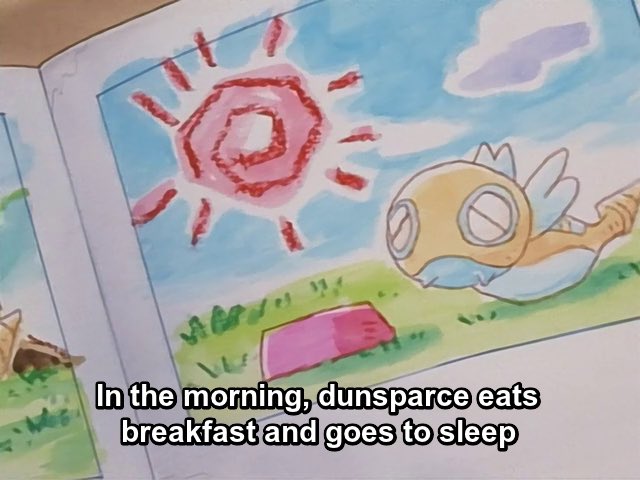 PokemonGems's tweet photo. I want to live like dunsparce https://t.co/awtDA4BMKx