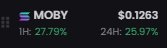 CoinGurruu's tweet photo. Any sign of a green market, $MOBY puts in green candles

Telling https://t.co/1VXvHsbE5t