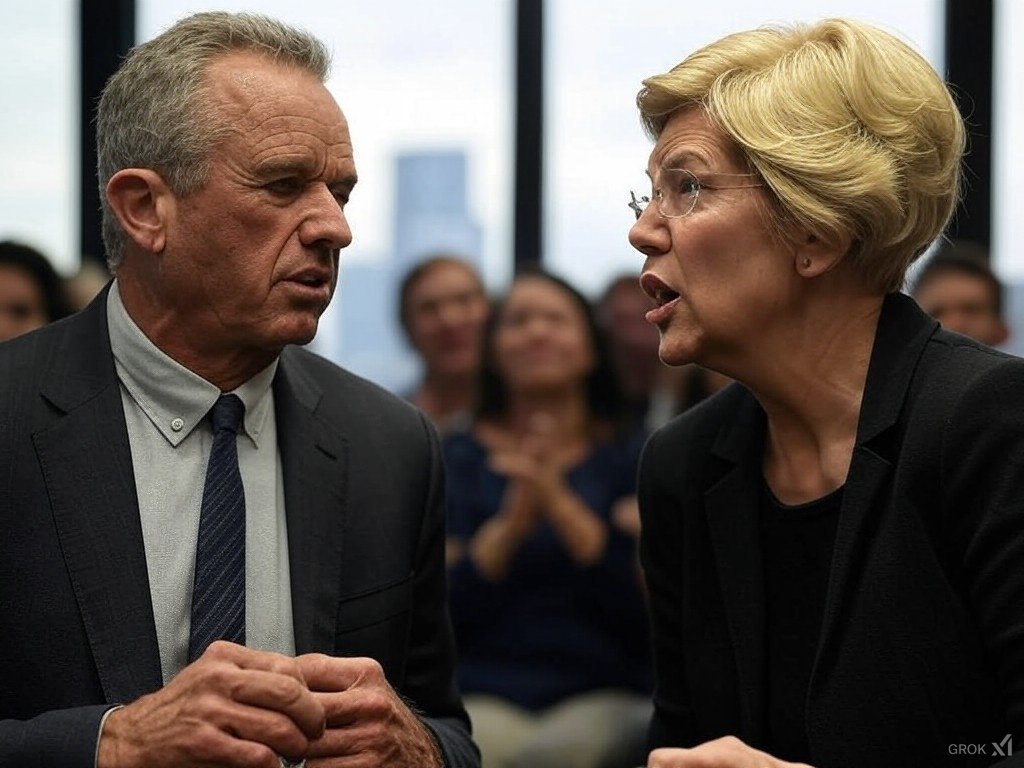 RealJoePortman's tweet image. 🔥 Senator Pocahontas LOSES IT After RFK Jr. REFUSES To Protect Big Pharma! 🔥

Elizabeth Warren just got EXPOSED in real-time! She demanded that RFK Jr. pledge NOT to sue corrupt drug companies—yes, you read that right! A sitting U.S. Senator actually wants to shield Big Pharma…