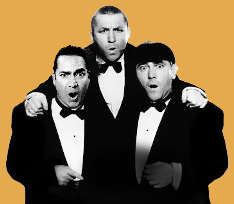 You see me with Gramps, but what Great Uncles of mine are here &amp; missing from this photo?
Hmmmm?
#thethreestooges #comedy #icons #trivia  #family 
Curly G….