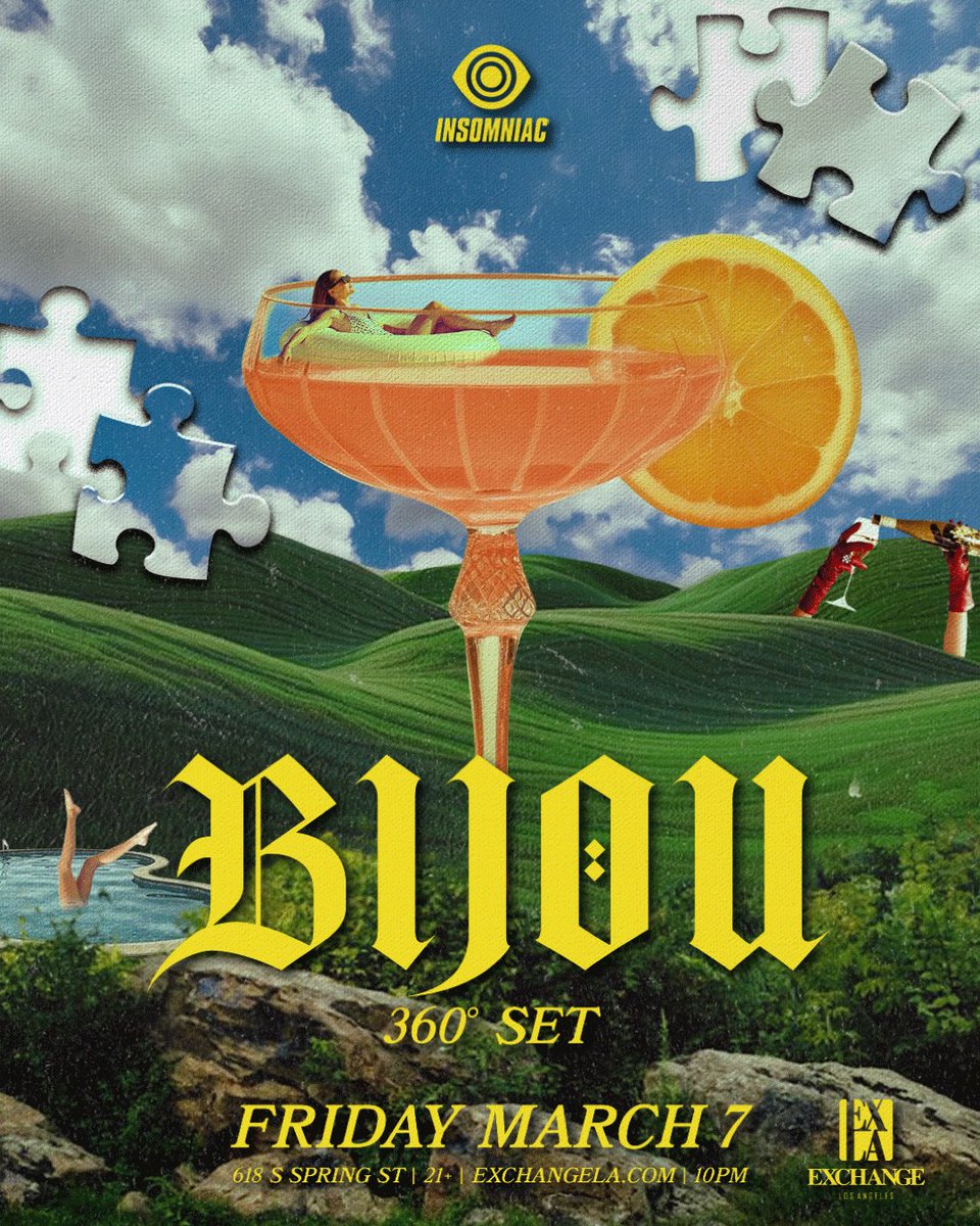 LA ITS HAPPENING! BIJOU 360 SET
SIGN UP HERE: laylo.com/bijou/gMwEm
