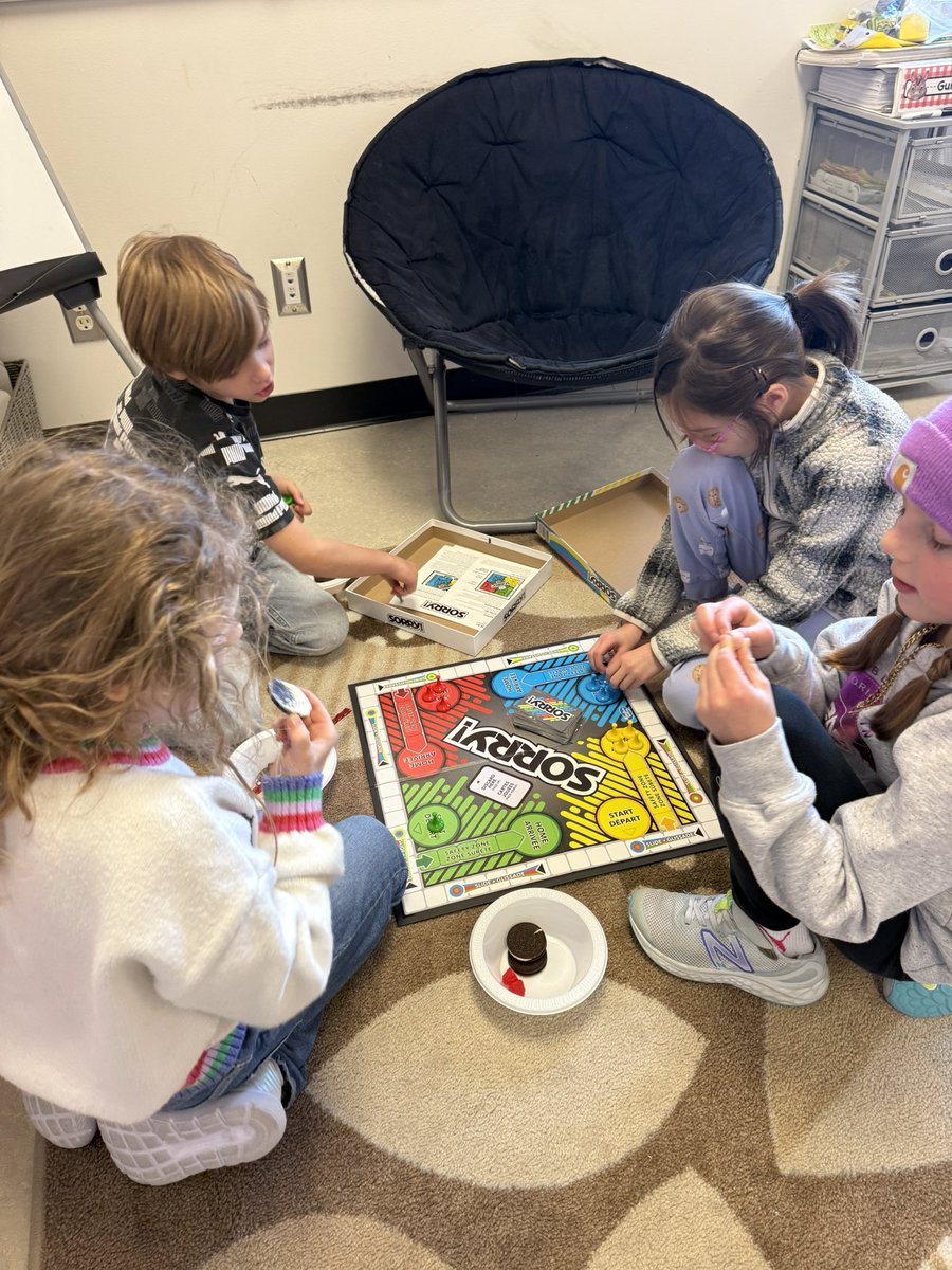 Celebrating amazing behaviour with candy and board games <a href="/IndusRvs/">Indus School</a> #rvs