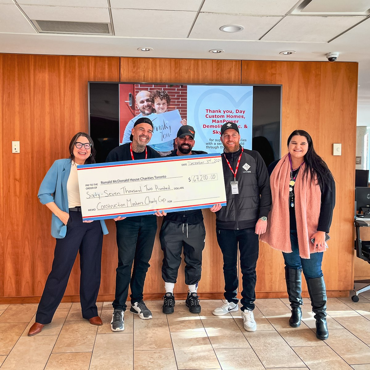 Looking back and giving a heartfelt thank you to the Construction Masters Charity Cup team on their first annual event, where an incredible $67,200 was raised to support families staying close to their seriously ill child.

#RMHC #RMHCToronto #KeepingFamiliesClose