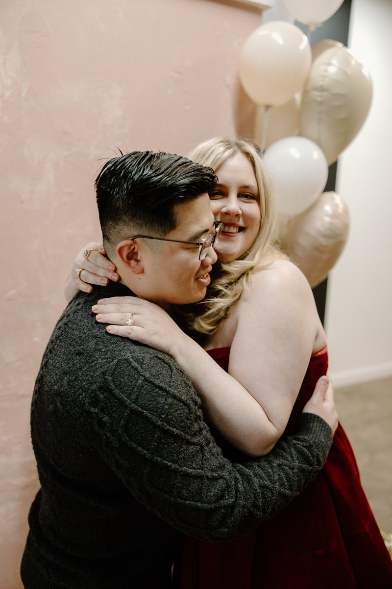 We’re engaged now.