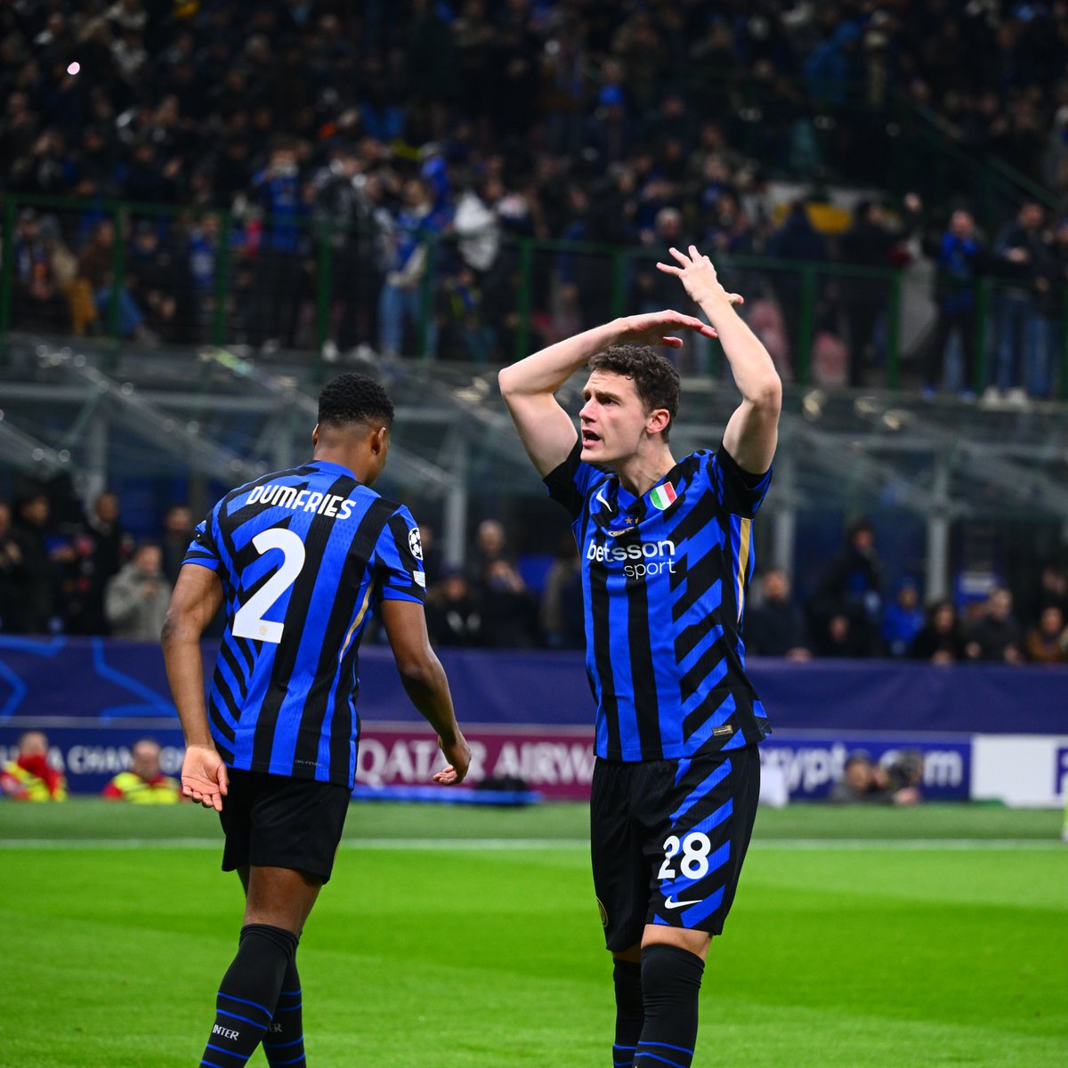 インテル　24-25 パヴァール パヴァール🖤💙 #ForzaInter #InterMonaco #UCL