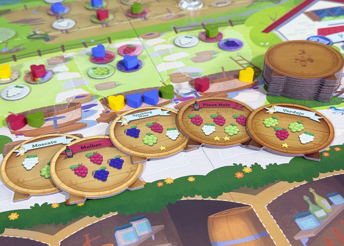 🍇🍷 Can you make the best wine? Discover upgrade-as-you-play actions as you take exciting turns and join in the winemaking process!
🔔 Make sure you're signed up to be notified when Vineyard launches on Kickstarter!
kickstarter.com/projects/ebara…
