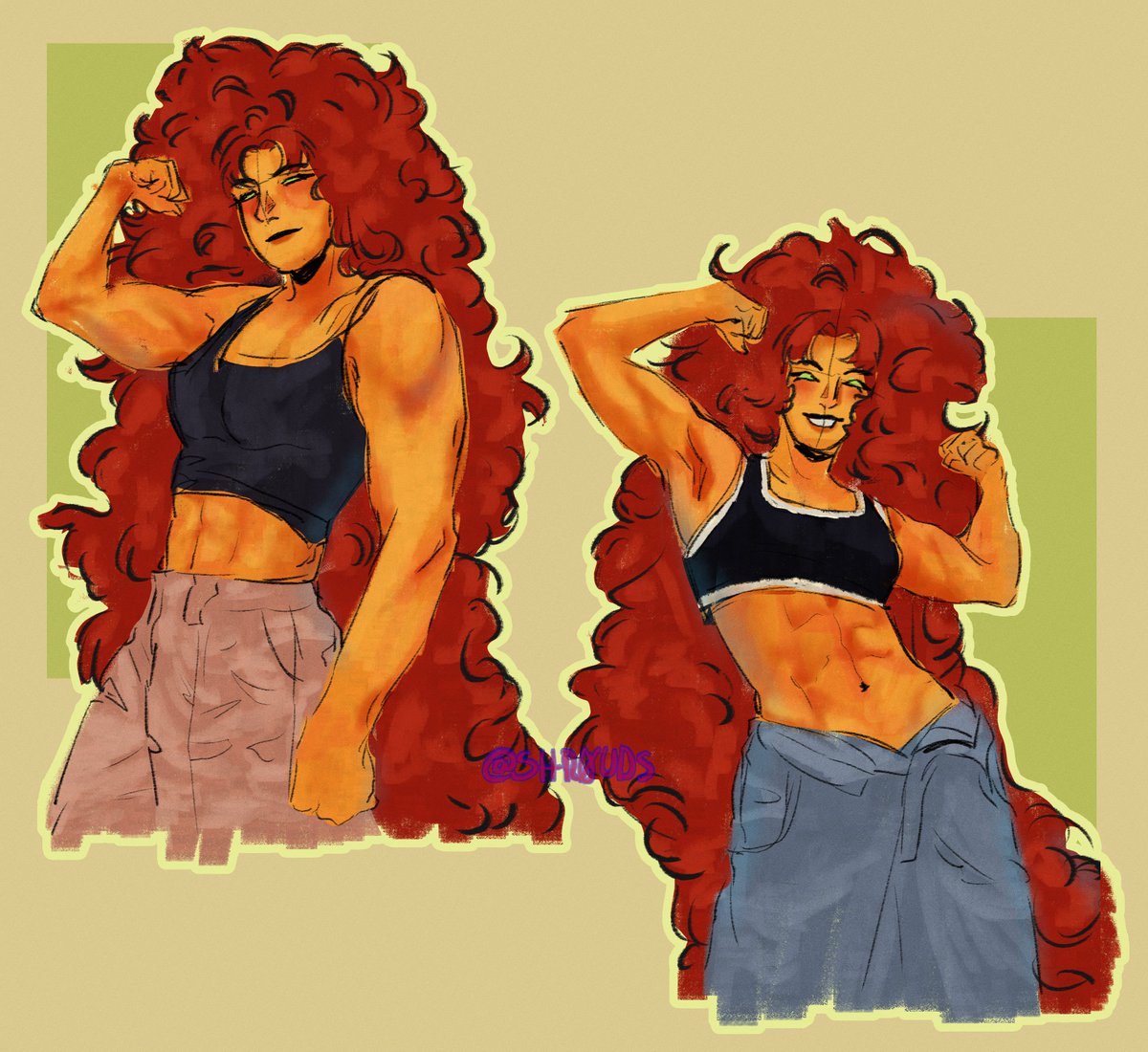 SHR0UDS's tweet image. anyone interested in kori doodles ??? #koriandr #starfire