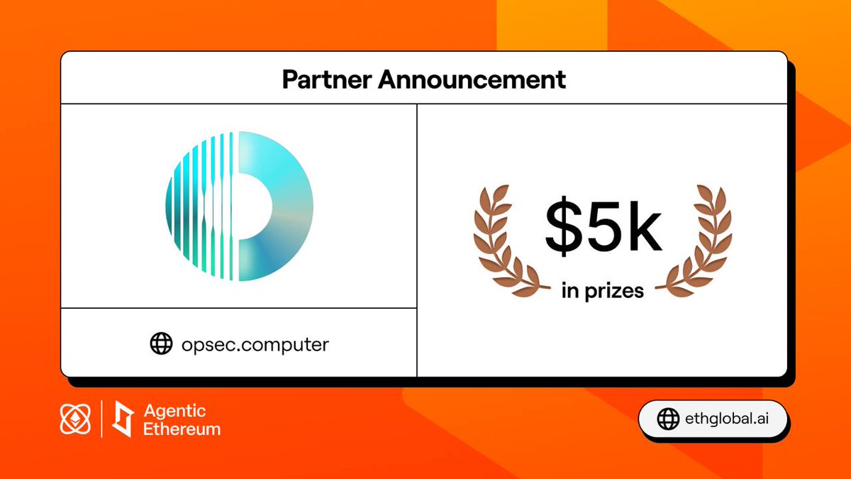 OpSecCloud's tweet photo. OpSec Powers Agentic Ethereum: @ETHGlobal 

$5,000 prize pool for teams that push boundaries. Build self-healing, autonomous apps using OneSec’s zero-config hosting—deploy via GitHub, auto-detect any stack (Svelte, Next.js, etc.), and prove your app’s resilience by hosting ≥90% of assets on OneSec. 

No gatekeeping. No compromises. Ship code via Git, and OneSec instantly deploys it across a peer-to-peer network that self-repairs. Your stack stays immortal, whether it’s a frontend, backend, or experimental AI agent. This isn’t just deployment—it’s infrastructure that outlasts the grid.

From January 31–February 12, 2025, ETHGlobal’s virtual hackathon unites Ethereum and AI pioneers. Leverage OneSec’s unstoppable hosting, and redefine what decentralized apps can do. 

Ready to win? Deploy now → https://t.co/R46XJTP3eM