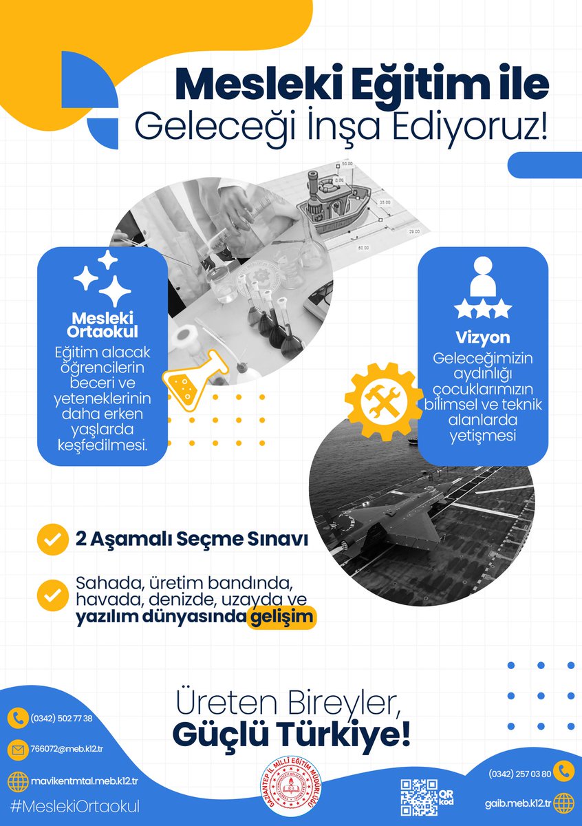 topcuogluMTAL's tweet photo. Mesleki Eğitim ile Geleceği İnşa Ediyoruz!
@SehitkamilMEM 
@M_A_Tiryakioglu
@Gaziantep_MEM 
@erdalkilinc27 https://t.co/PaT7j4BTFZ