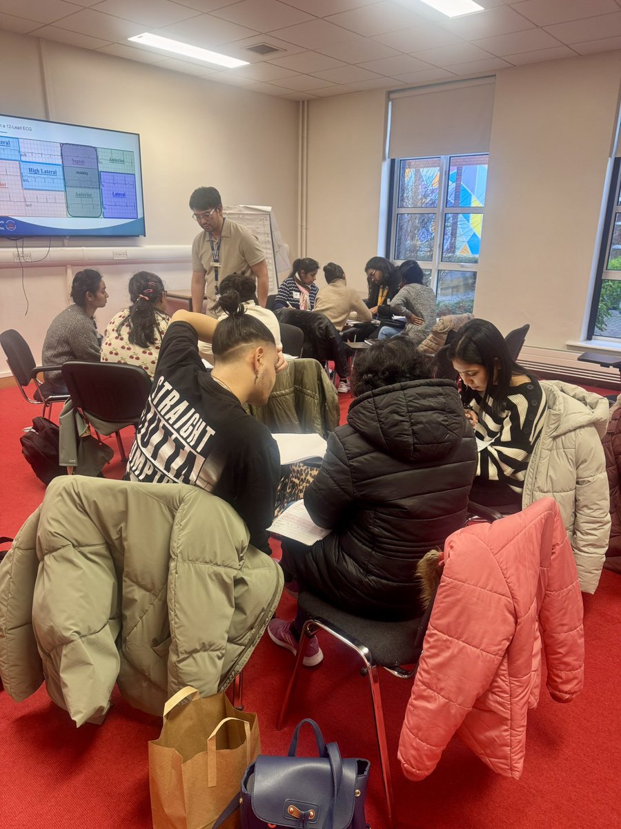 Vivien Bongcayao-Batan (@vjoydabs) on Twitter photo Well done to our Cardiology and Cardiovascular Nurses (CCU, Cath Lab, RAW, KSW and KSICU) for attending the 12-Lead ECG study day ๐ <a href="/stjamesdublin/">St James's Hospital</a> What a fun and interactive day we had! Well done to our Cardiology and Cardiovascular Nurses (CCU, Cath Lab, RAW, KSW and KSICU) for attending the 12-Lead ECG study day ๐ <a href="/stjamesdublin/">St James's Hospital</a> What a fun and interactive day we had!